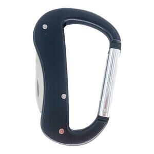 Carabiner Hook Heavy Duty Keychain Multi Tool Camp Tool Stainless Spring Clasp